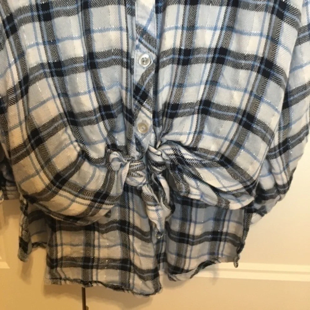 Justice Girls size 10 sparkly  flannel